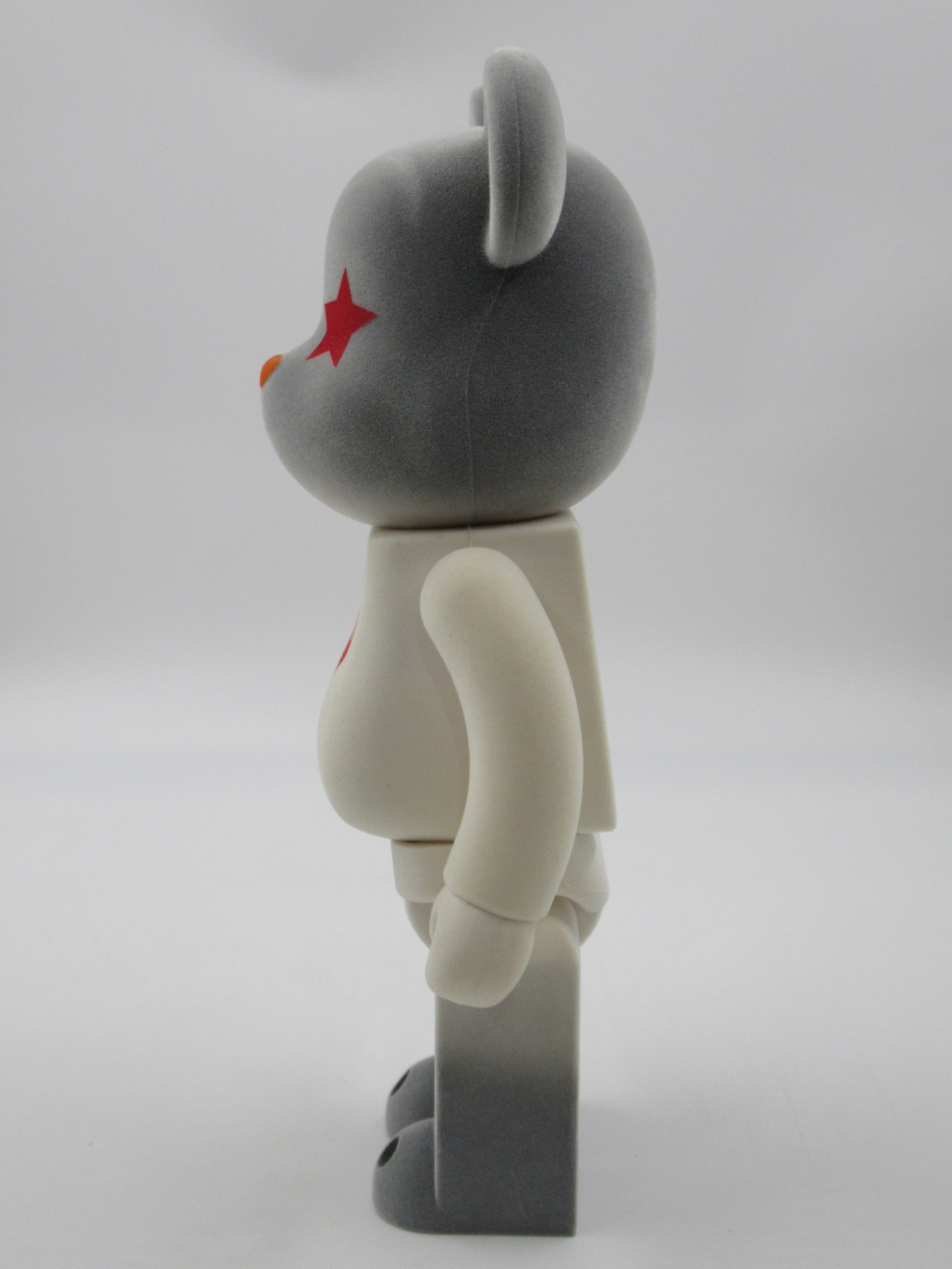 BEARBRICK Rock Flocked 400% Figure - Medicom Toy (2007) G1950 Be@rbrick Art Toy